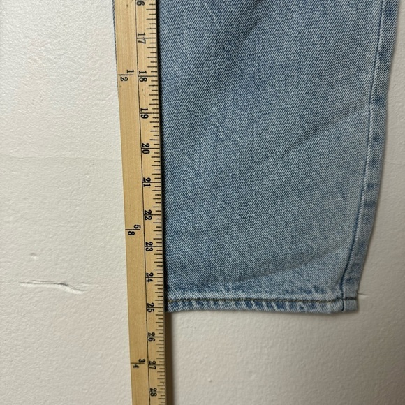 PacSun Light Blue Ripped High Waisted Straight Leg Jeans - Picture 8 of 10